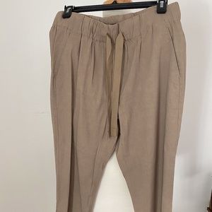 Theory Beige Pants Size Medium